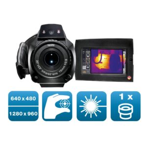 testo 890 - Thermal imager (640 x 480 pixels, focus manual/auto, laser, 1 lens selectable)