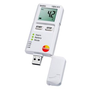 testo 184 H1 - Air humidity and temperature data logger for transport monitoring