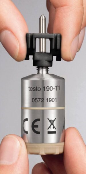 testo 190-T1 - Temperature CFR data logger with short, rigid probe