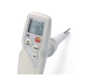 testo 205 - pH/temperature measuring instrument for semi-solid media