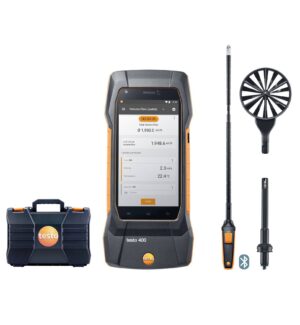 testo 400 air flow kit with 16 mm vane probe