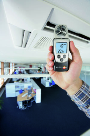 Testo 410-1 - Pocket-sized vane anemometer