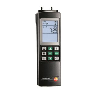 testo-521 - differential pressure measuring instrument