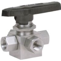 SWITCHING SERVICE BALL VALVE FOUR-WAY SCREWED END